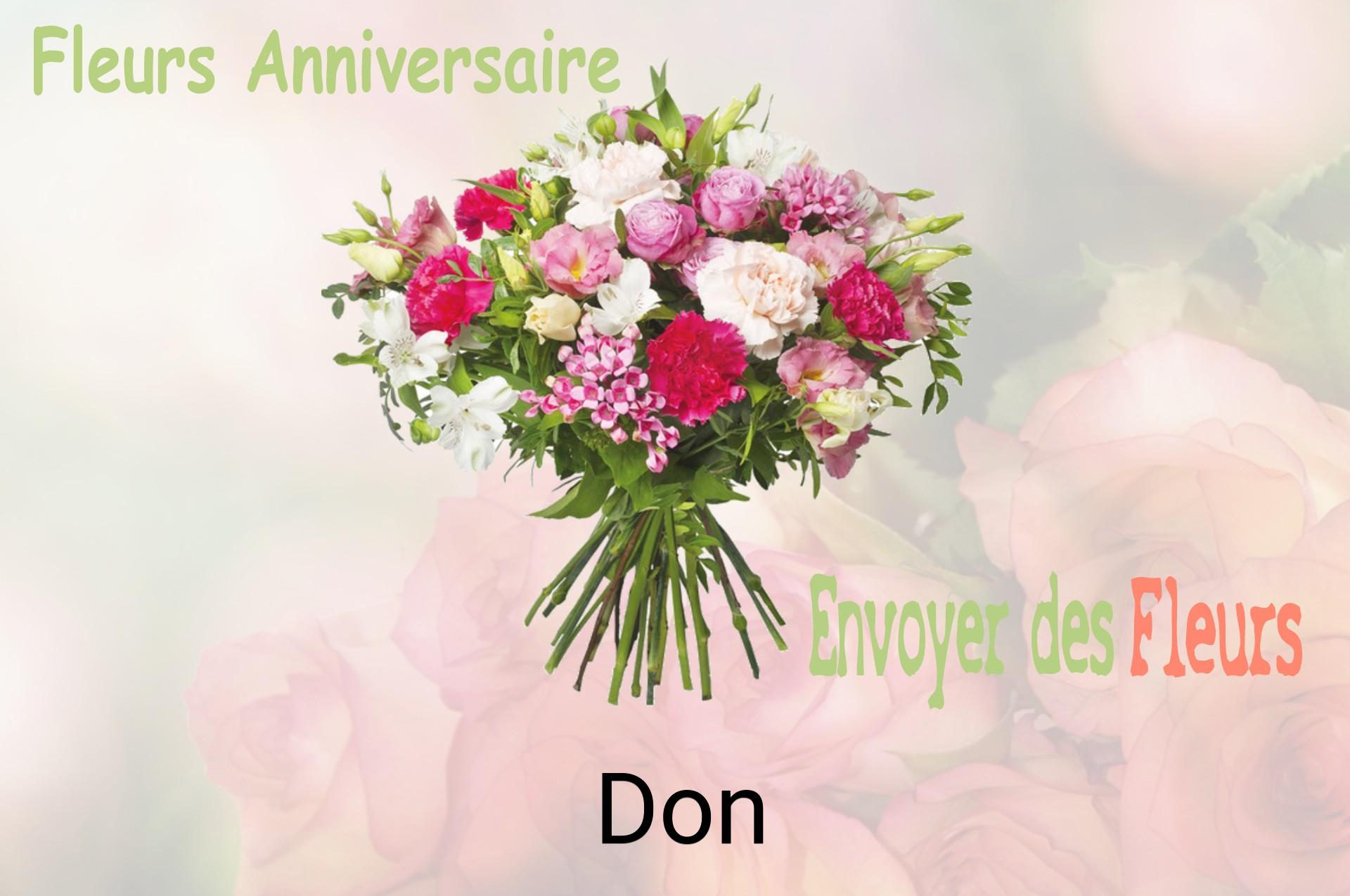 Bouquet de fleurs d’anniversaire livré à Don