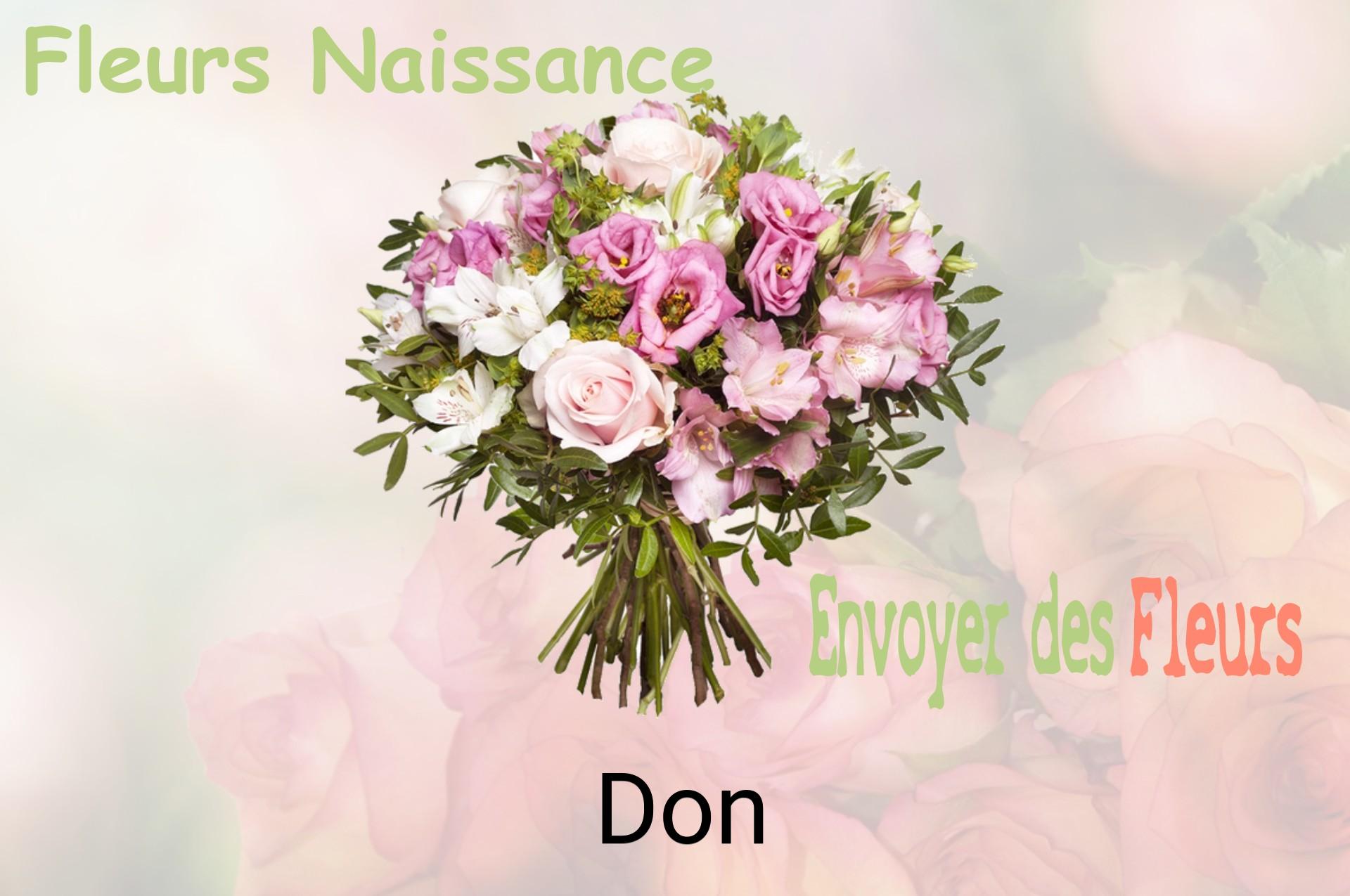 Bouquet de fleurs de naissance livré à Don